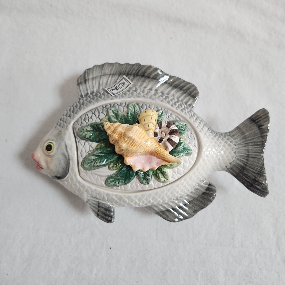 Fitz and Floyd Fish Market Lidded Box